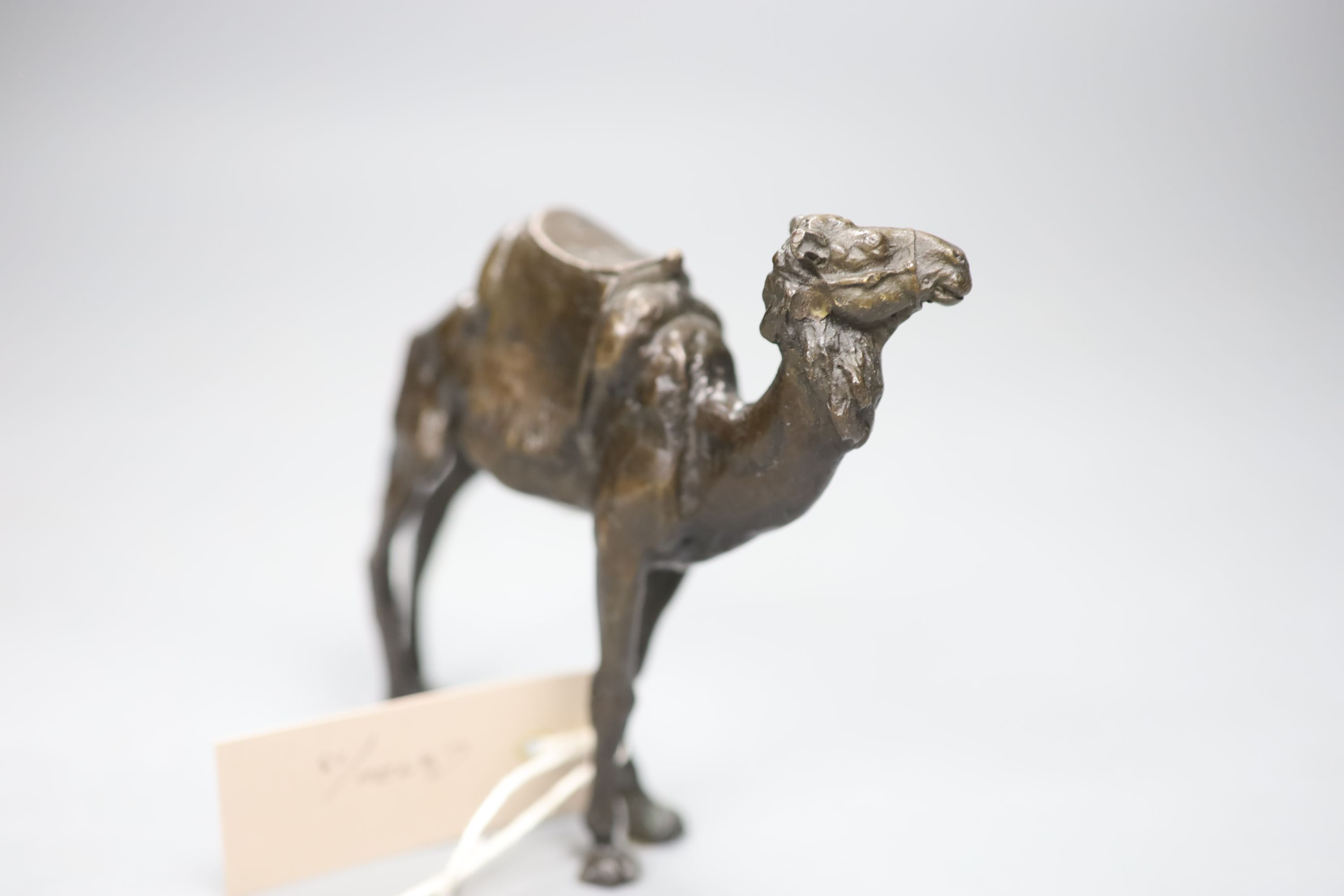 A bronze camel, height 13cm